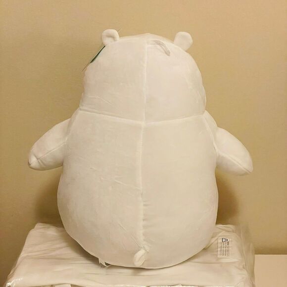 NWT BIG We Bare Bears White Polar Bear 14” plushie Soft and Squishy - Picture 3 of 6